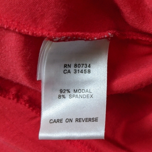 NWOT BCBGirls Red Tank w/Adjustable Straps - Picture 4 of 5